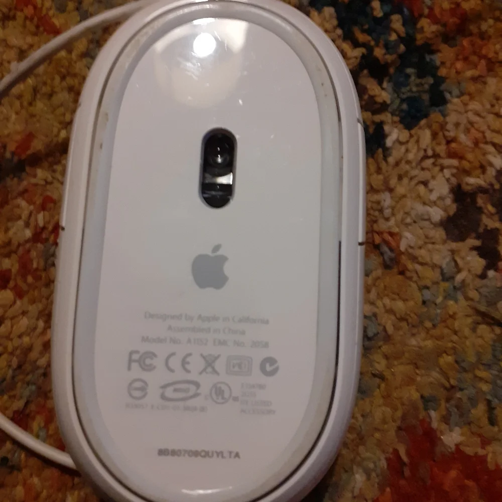 Apple Mighty Mouse Wired (A1152) - USB Wired Optical Mouse for Computers (Renewe